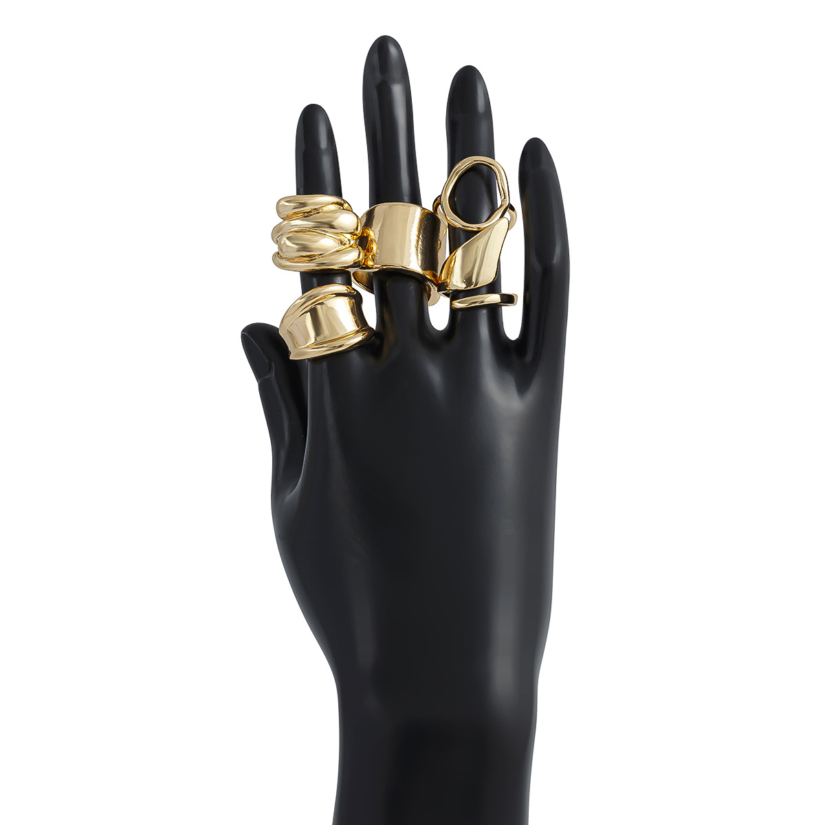 Ins Cold Wind Irregular Geometric Open Ring