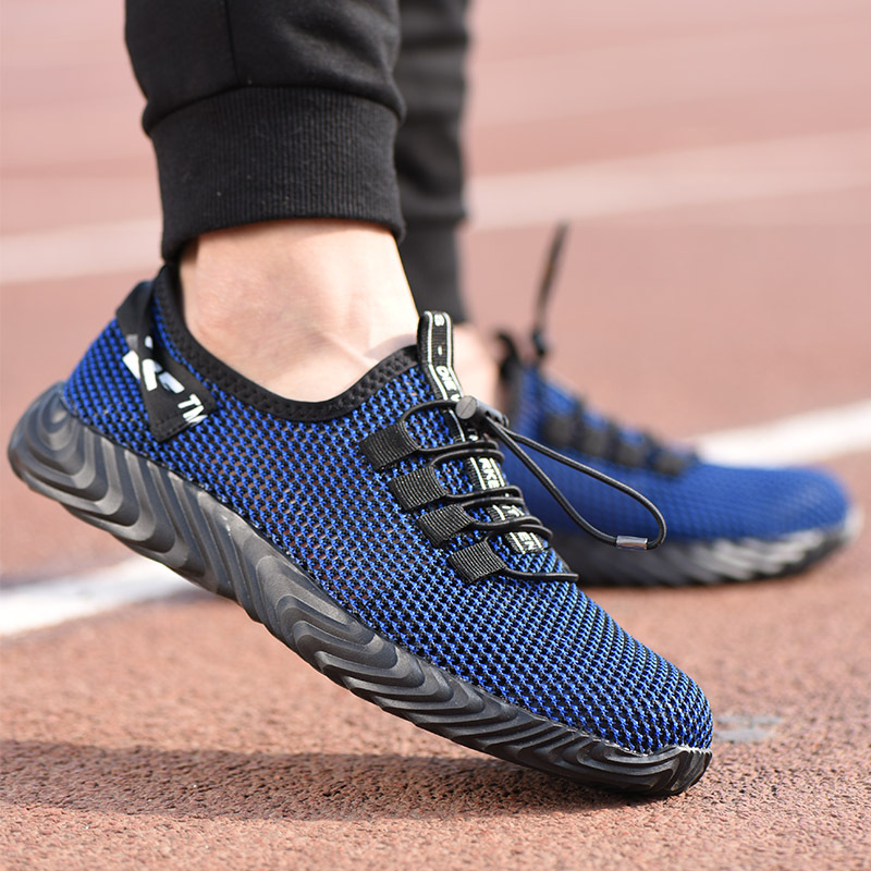 Summer Lightweight Steel-toe Crush- And Puncture-resistant Fashionable Breathable Safety Shoes