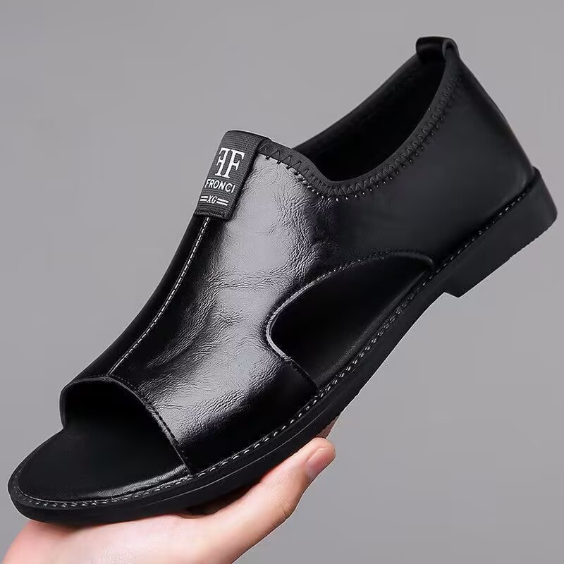 Faux-leather Casual Non-slip Breathable Sandals