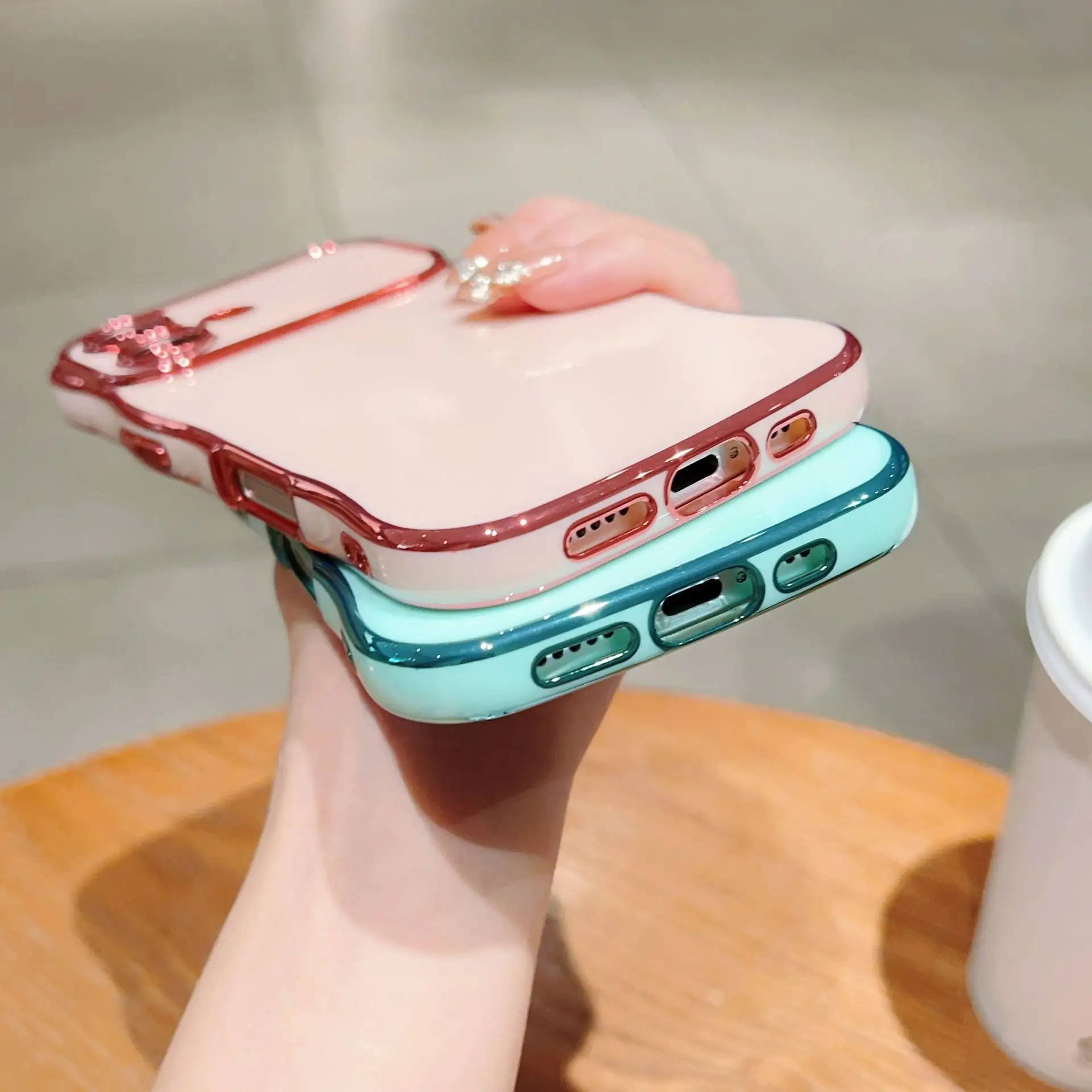 Phone Case Wave Plating Large Window