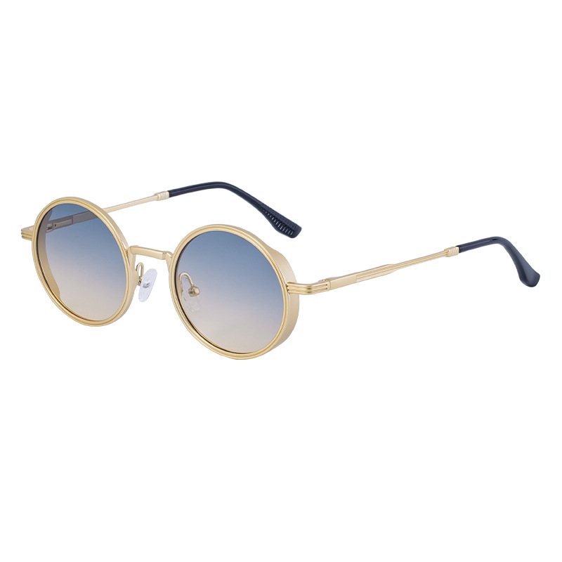 New Fashion Round Frame Sunglasses Men - Image 7