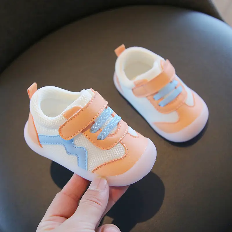 Stitching Breathable Mesh Baby Toddler Shoes