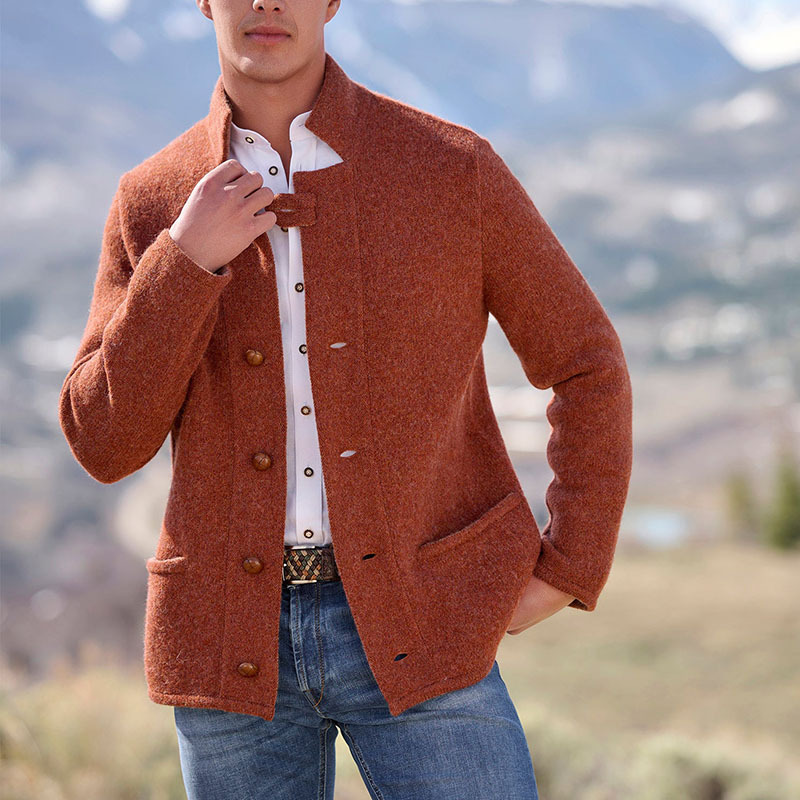 Casual Mid-length Coat And Trench Coat Men