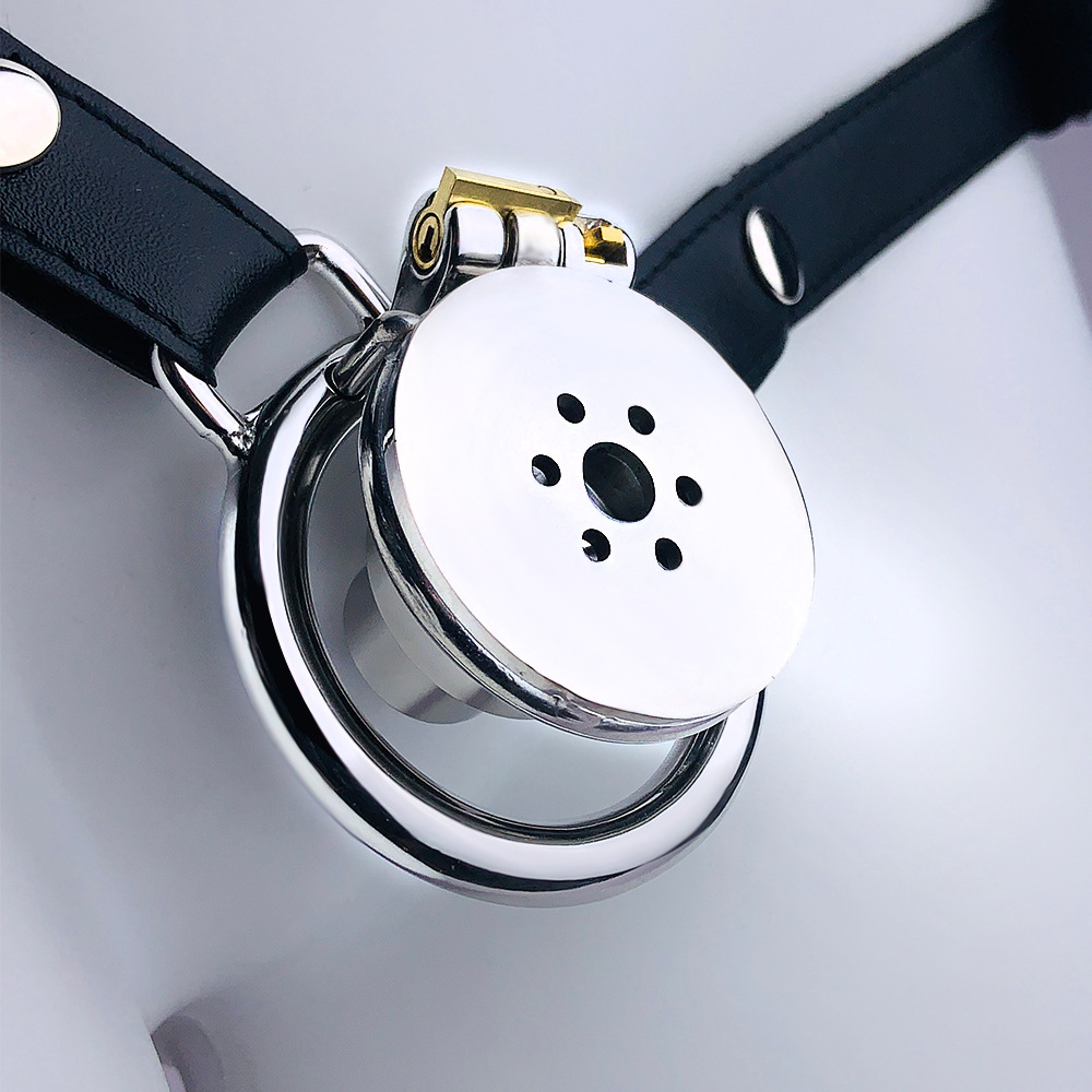 Arc Ring Wear Suit Single And Double Stainless Steel Negative Series Men's Chastity Lock 10