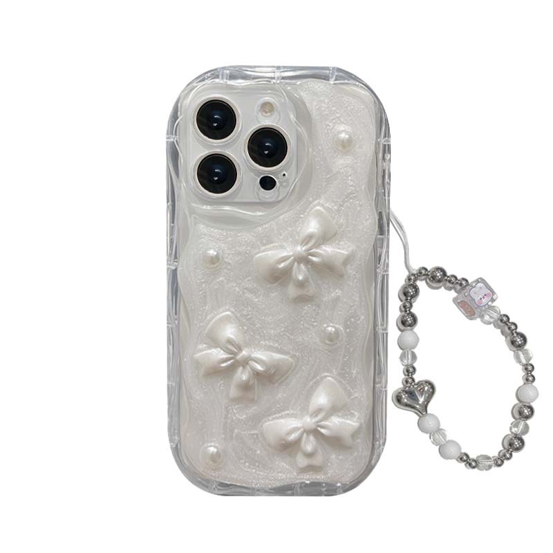 Epoxy Love Heart Bow Tie For Phone Case - Image 6