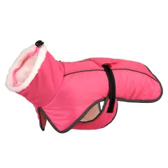 Winter Large Dog Golden Retriever Jarre Aero Bull Corgi Puppy Clothes Warm - Pink - View 1