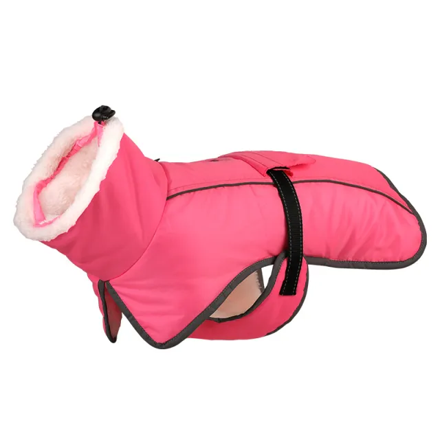 Winter Large Dog Golden Retriever Jarre Aero Bull Corgi Puppy Clothes Warm Pink - Shop at LoveMi