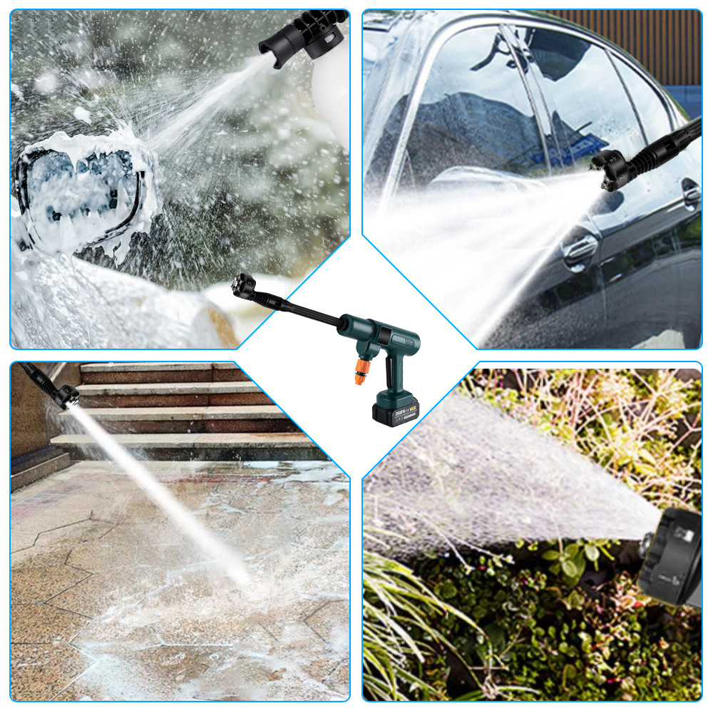 Spray Brushless Water Gun Car Washing House Cleaning Automatic Impact — foto 8