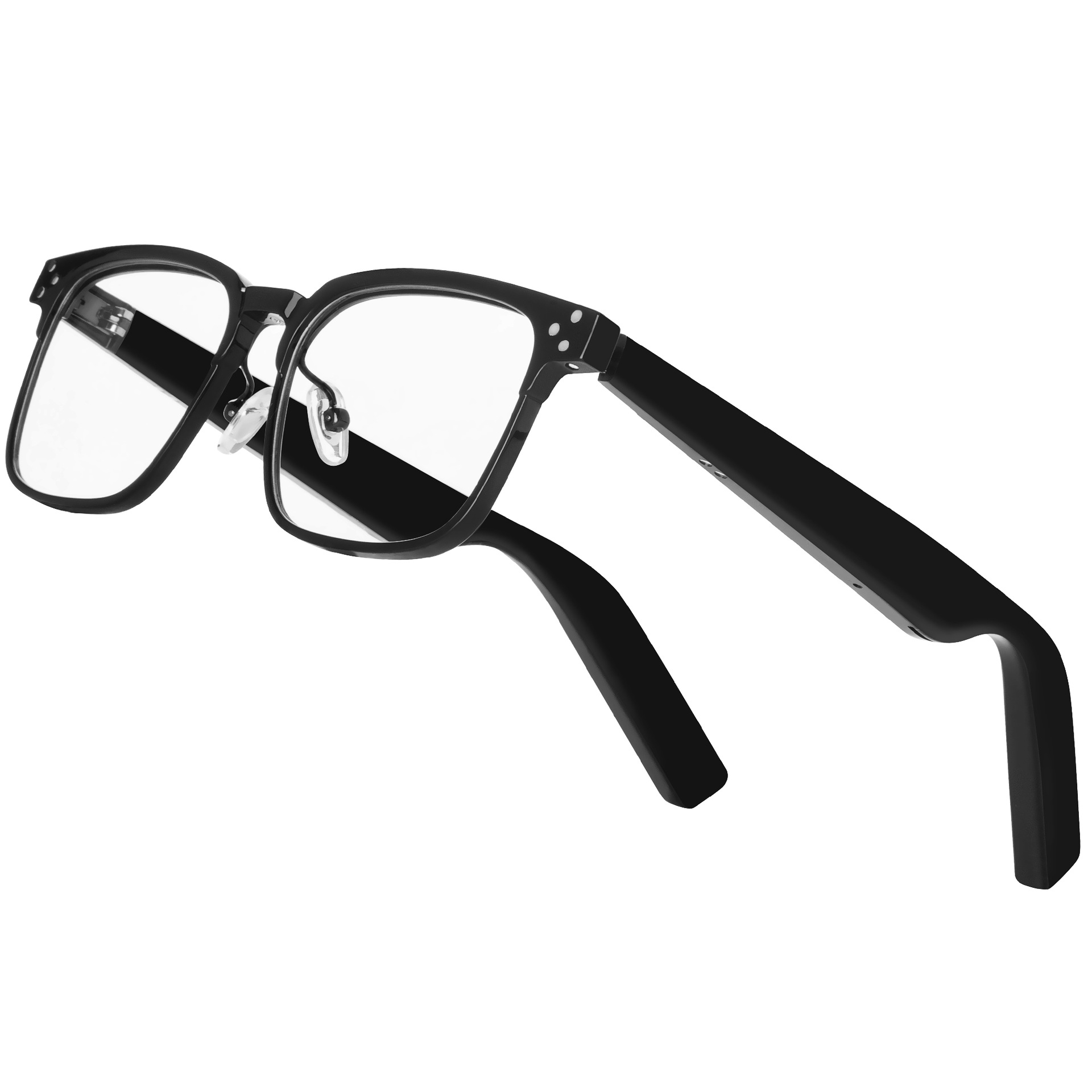 Black Glasses Leg Black Frame