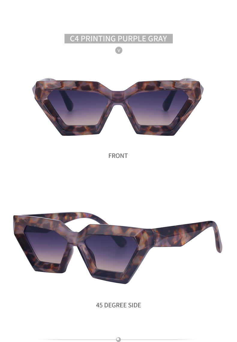 Title 22, Small Frame Sunglasses Irregular Cat Eye Sungla...