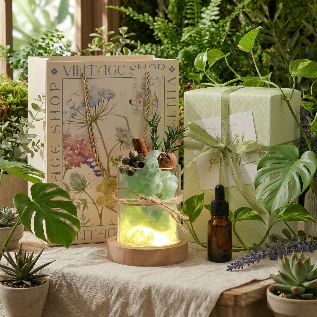 Essential Oil Candleless Aromatherapy Gift SetDiffuser Stones
