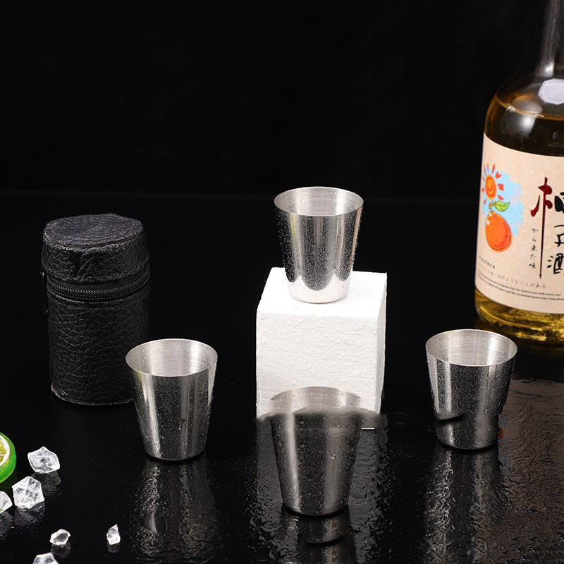 Stainless Steel Wine Glass Suit - Image 3