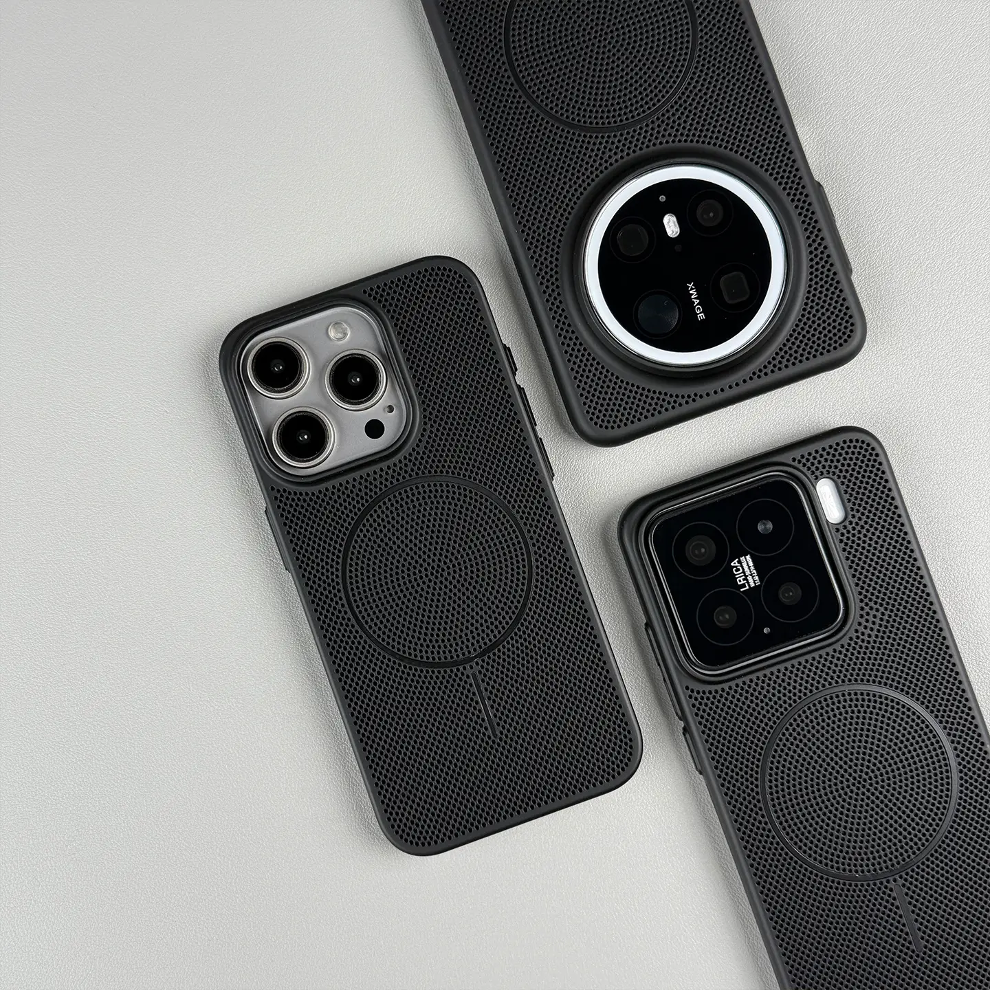 Breathable And Heat Dissipating Thin Ring Magnetic Phone Case