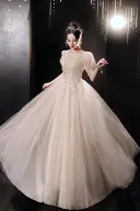 Light Champagne Color Long-Xxx