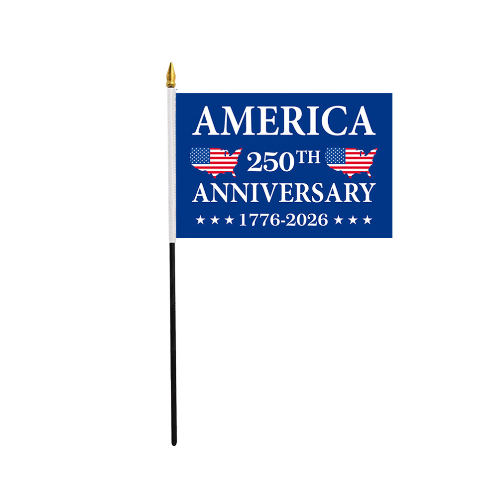 250th Anniversary Hand-Cranked Flag Party Decorative Banners