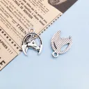 Ancient Silver Horse 1Pcs