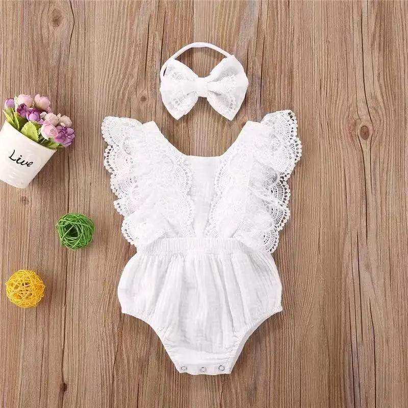 European And American Sleeveless Lace Rompers Jumpsuit Triangle