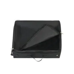 Simple Home Folding Fabric Litter Box - Black - View 1