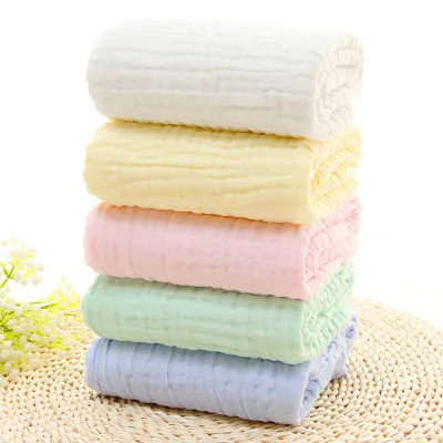 Simple Printing Creative 6-layer Gauze Baby's Bath Towel