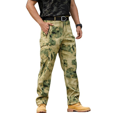 Outdoor Hiking Fleece-Lined Warm Casual Multi-Functional Waterproof And Wear-Resistant Workwear Tactical Pants E7892768 0ec8 4968 8783 7fd9b828b2d1