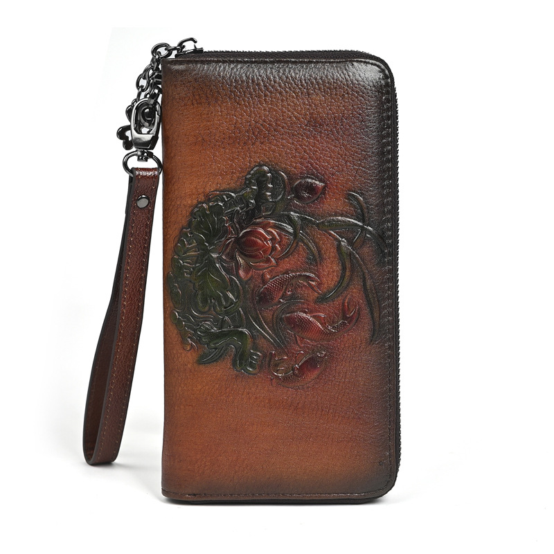 Leather Zip Wallet, picture 2 of 4