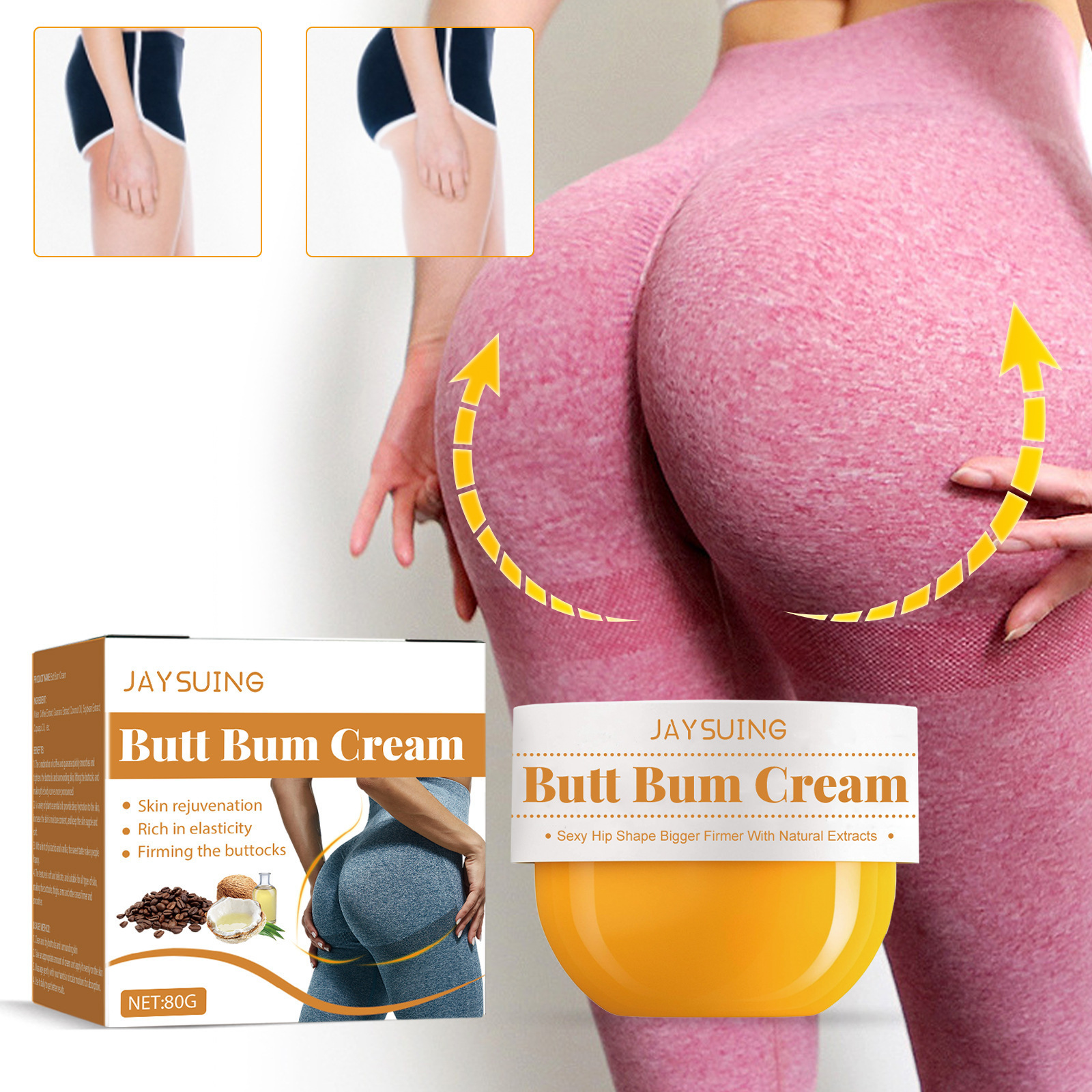 Title 2, Plump And Firm Hip Lifting Moisturizing Body Cu...