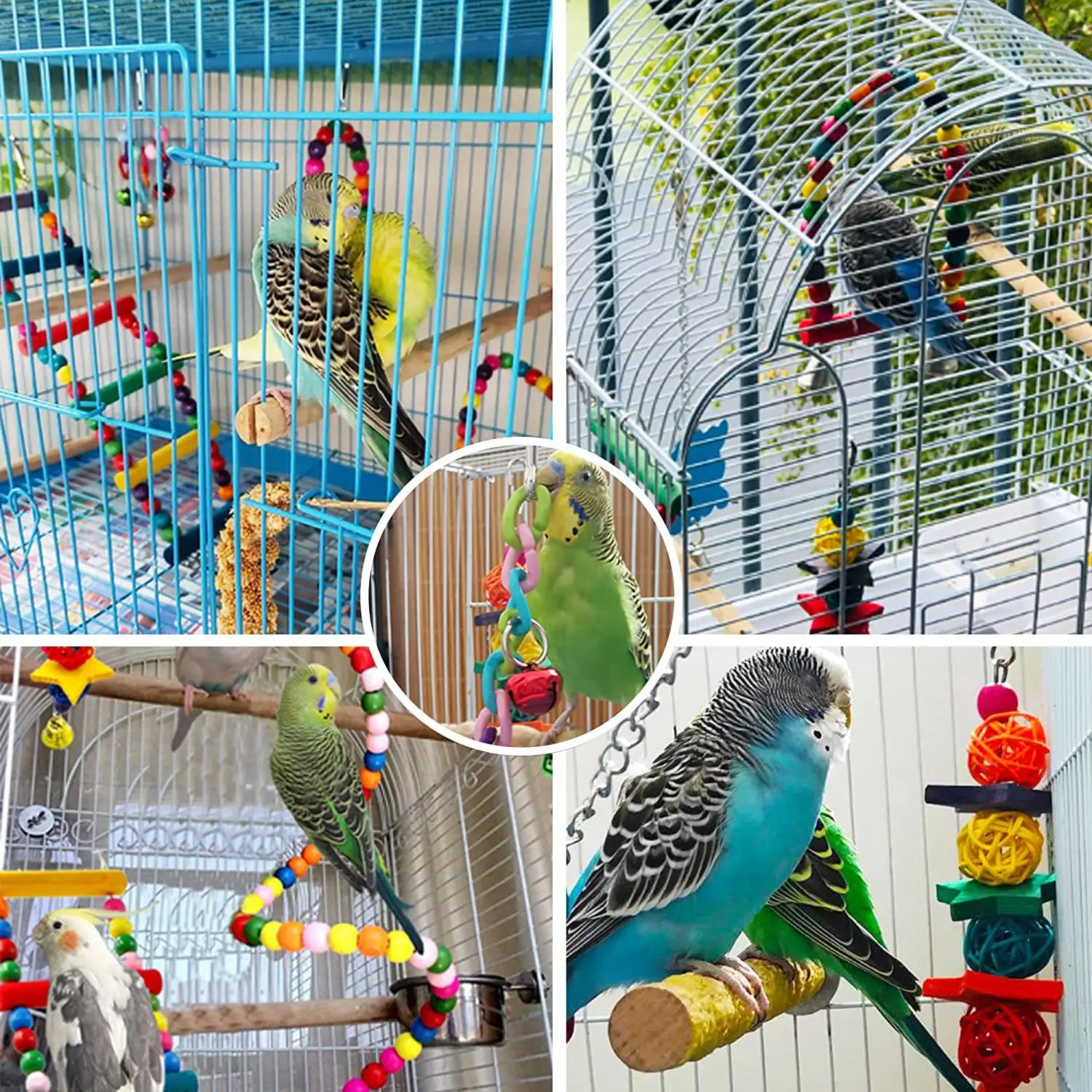 Parrot Toys Bird Cage