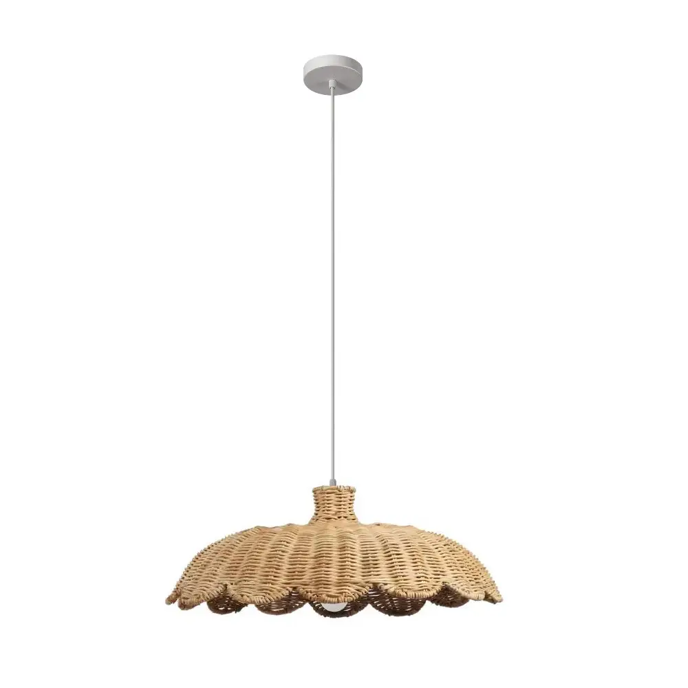 Hotel Homestay Retro Bamboo Lamp