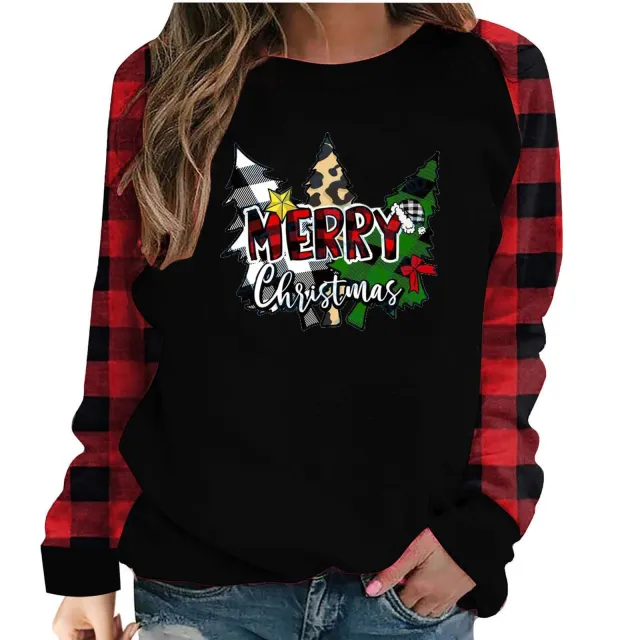 Christmas 3D Printed Fashion Loose Top Pullover Sweater Style 3 - Shop at LoveMi