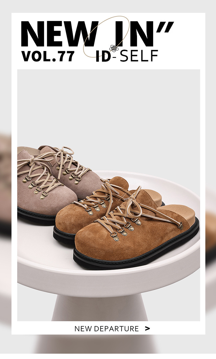 Mule Masculino Casual Fechado com Plataforma