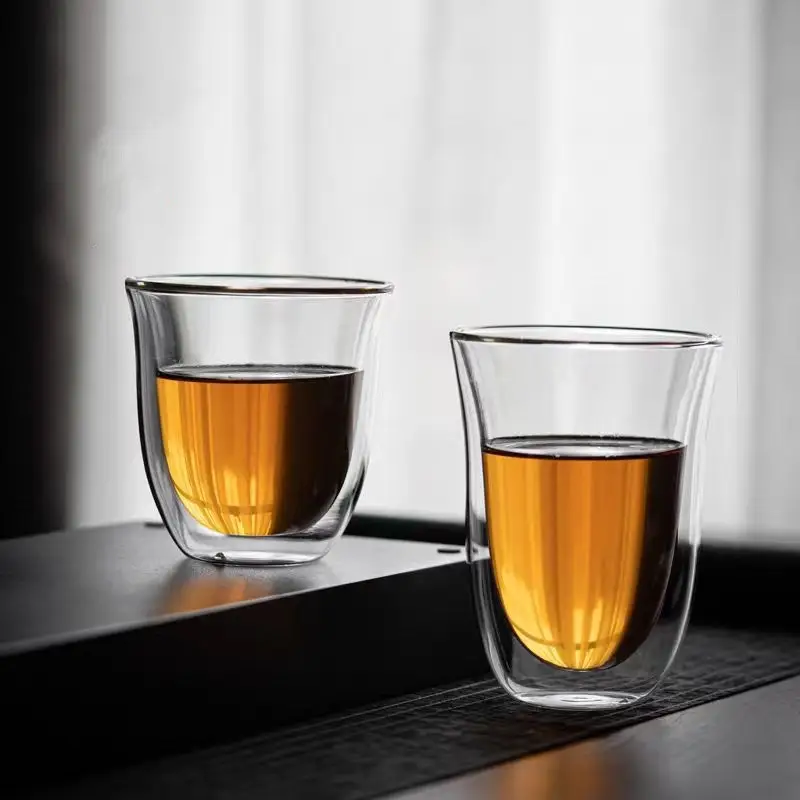 Double-layer Transparent Multi-model Creative Coffee Cup