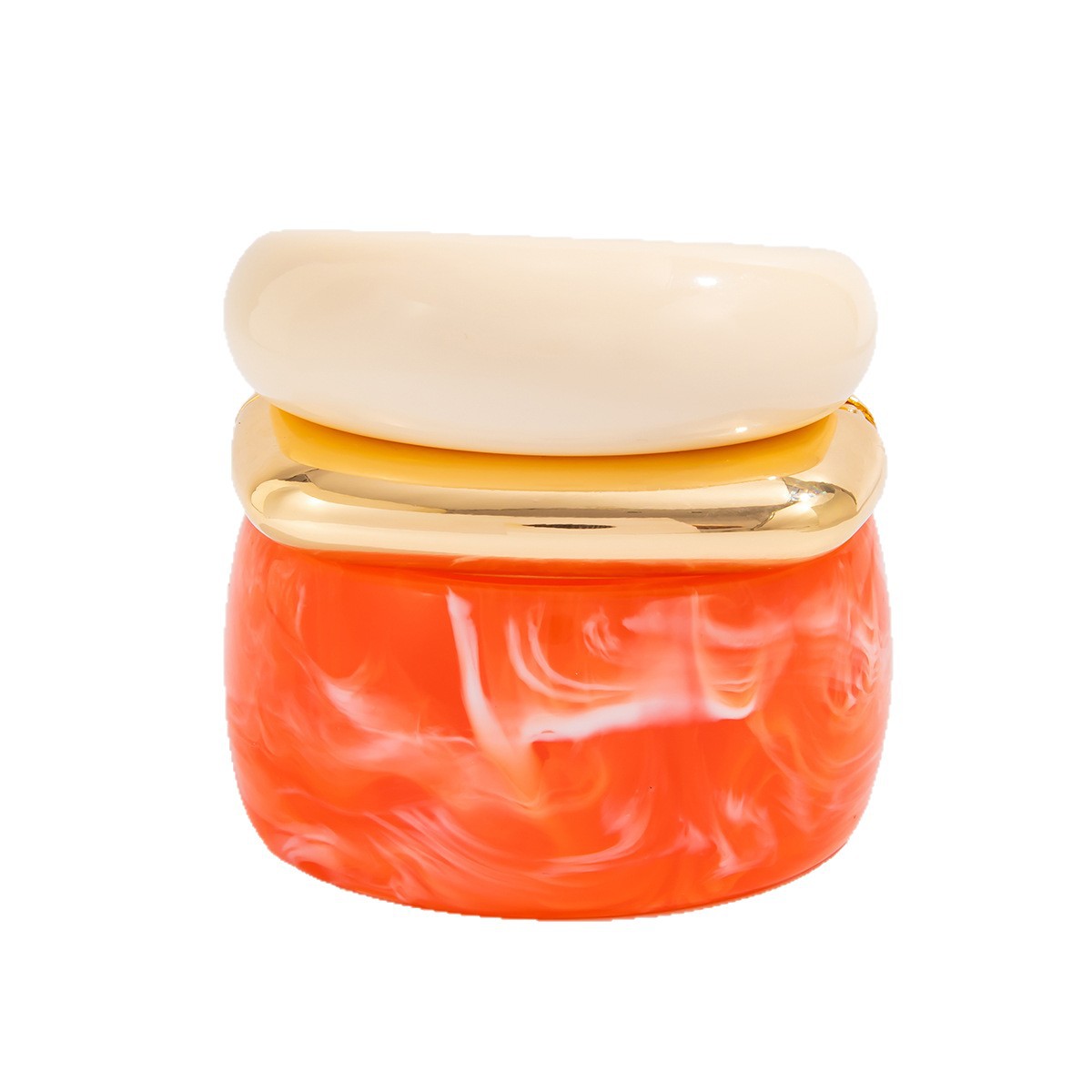 Exaggerated Resin-dyed Wide Bracelet