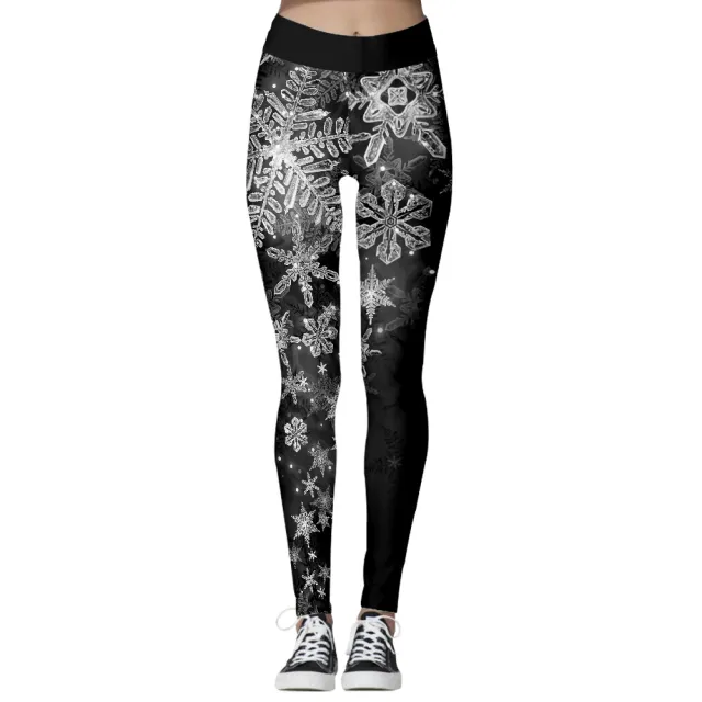 Christmas Digital Printing Women's Stretch Leggings Bfy025 - Shop at LoveMi