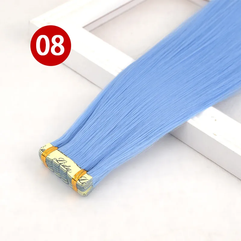 Seamless Hair Extension Highlight Colour Hair Extension - 8 Colours 1 Piece