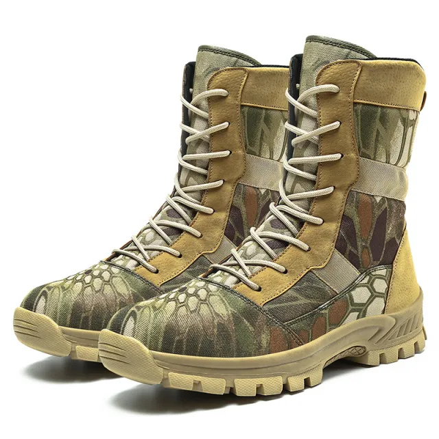 Plus Size Men's Shoes High top Men's Shoes Martin Boots Camouflage 44 - Shop at LoveMi