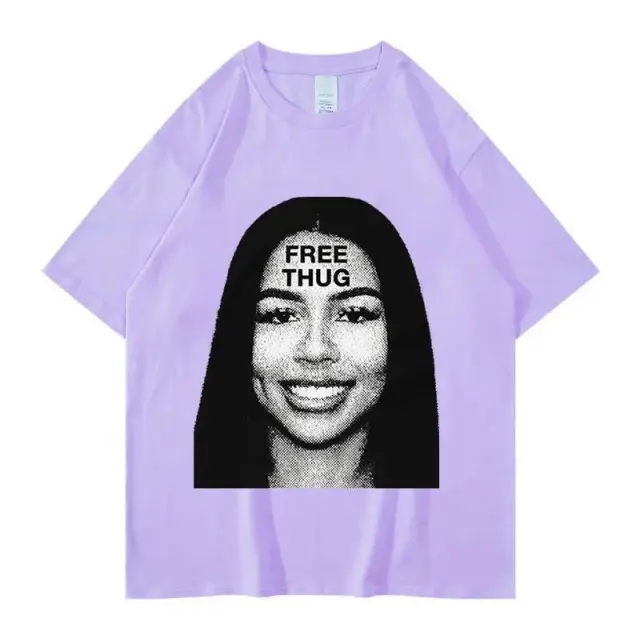 Women's Retro Short Sleeve Top Hip Hop T shirt Purple - Shop at LoveMi