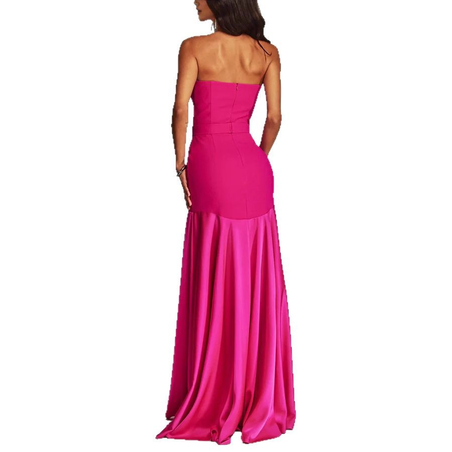 Stitching Chest-wrapped Dress Sleeveless Women