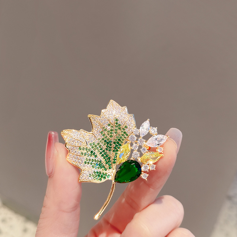 Crystal Floral Brooch, picture 6 of 6