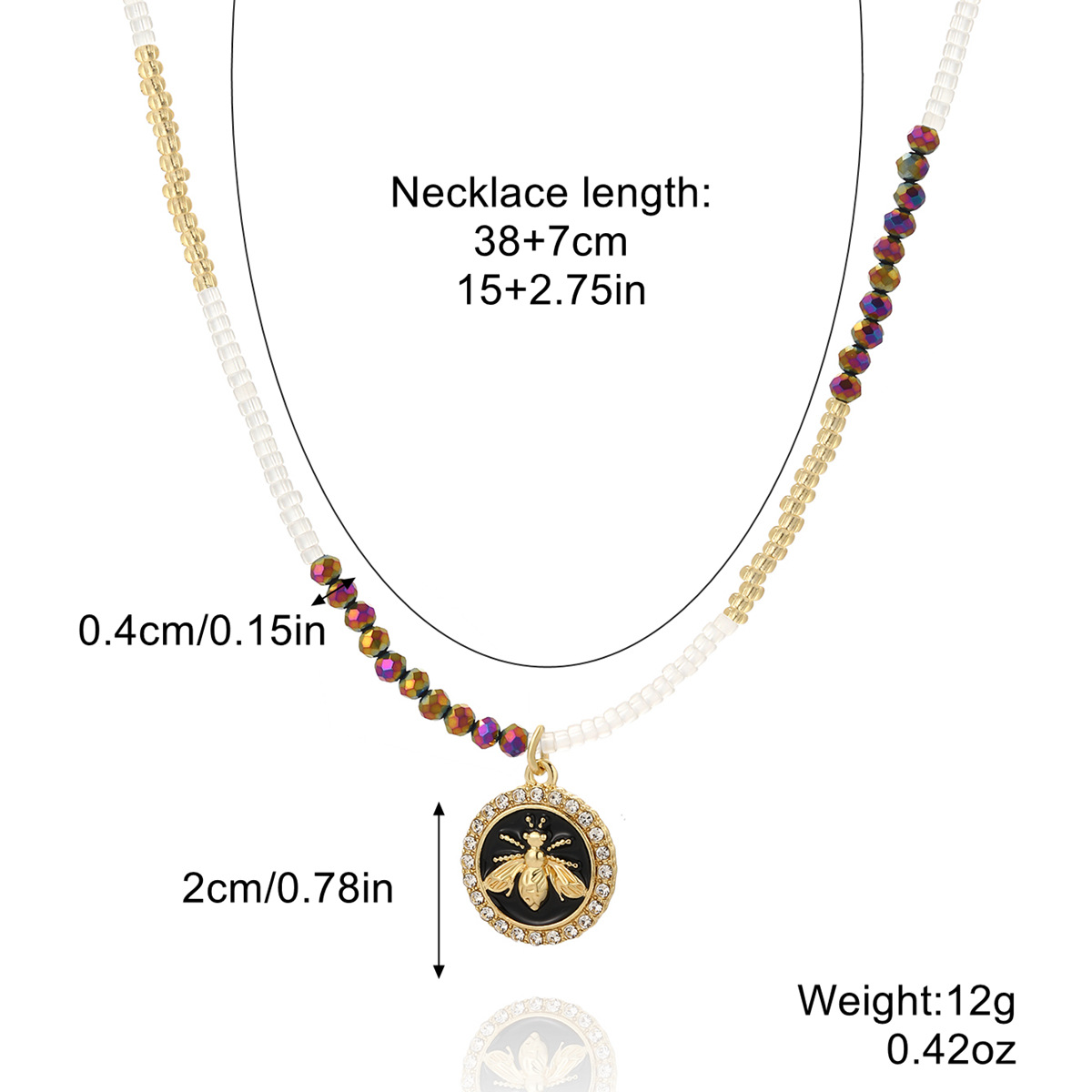 Women's All-match High-grade Non-fading Bee Handmade