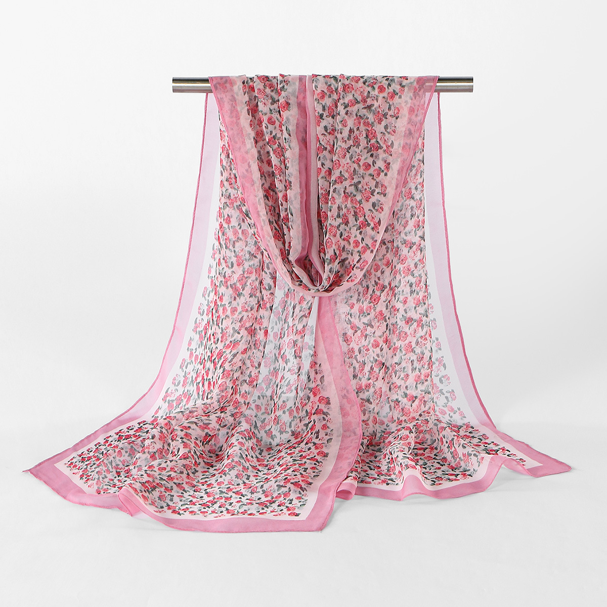 Floral Elegant Versatile Womens Fashionable Outer Shawl