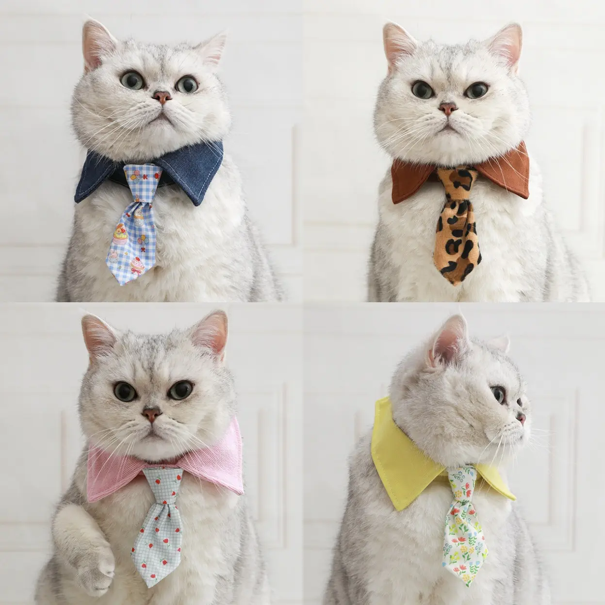 Cute Pet Cat Bow Tie Collar