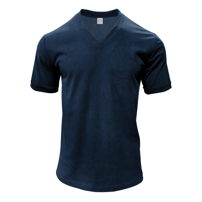American-style Loose-fit Casual Mens T-shirt