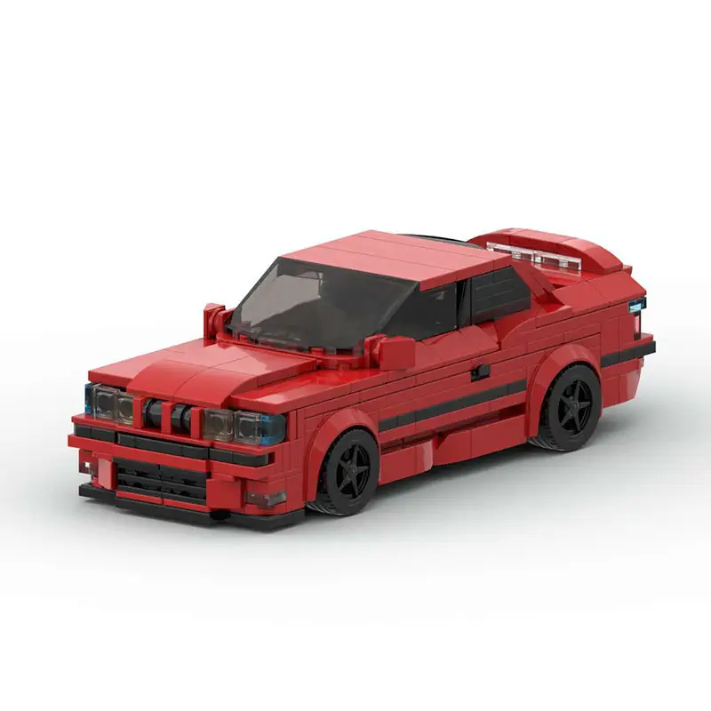 E36 Boy Splicing Building Blocks Toy Car Model