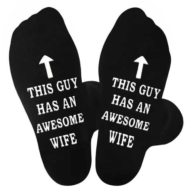 Cotton Mid calf Length English Alphabet Socks The Best Wife - Shop at LoveMi