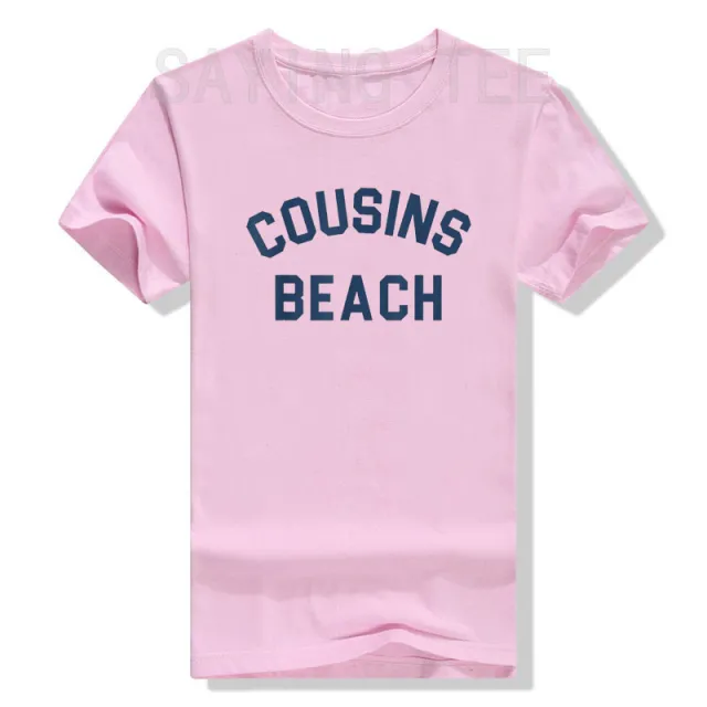 Women's Round Neck Loose Letter Printed Short Sleeved Shirt Pink04 - Shop at LoveMi