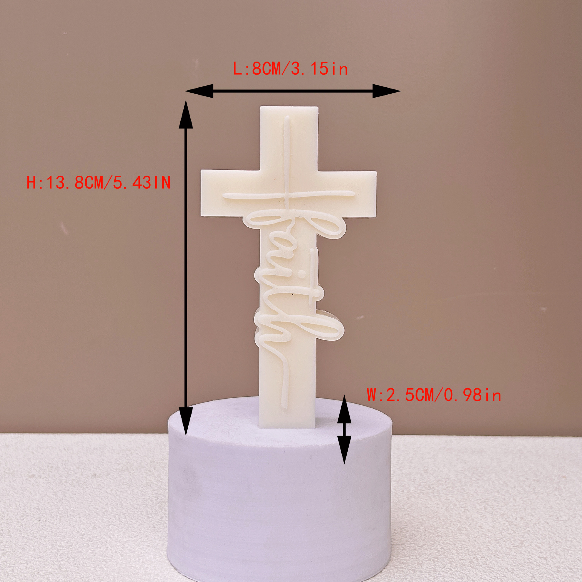 ZX1093 Small Cross Mold