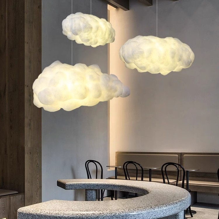 Net Red Cotton Floating Cloud Lamp Cloud Chandelier
