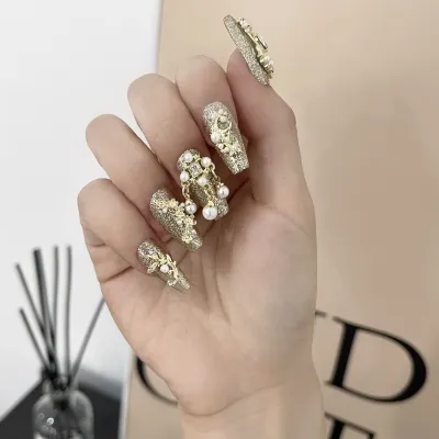 Elegant Finished Nail Beauty Handmade Custom Detachable