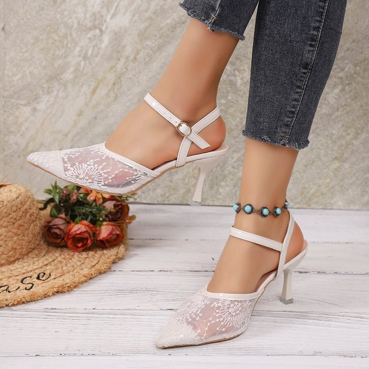 Women's Summer New Mid-Heel Sandals Fairy Style