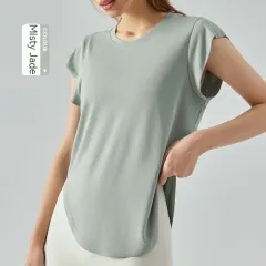 Women's Short Sleeve Fitness T-shirt - Hazy Jade - View 1